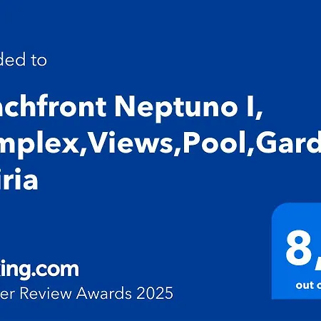 アパート Beachfront Neptuno I, Complex,views,pool,garden, Elviria