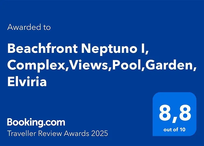 شقة Beachfront Neptuno I, Complex,views,pool,garden, Elviria